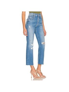 MOTHER DENIM TRIPPER ANKLE FRAY JEANS SZ 30